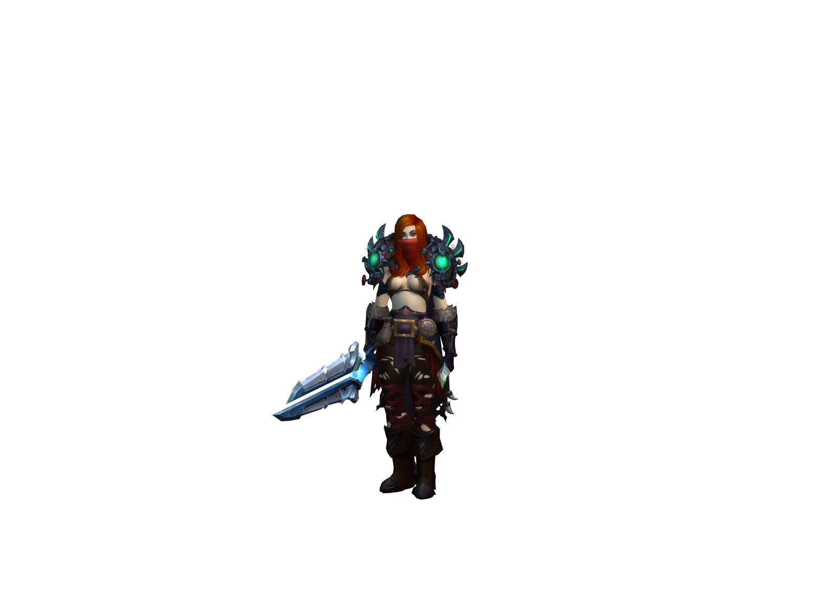 Afaele 3D character render