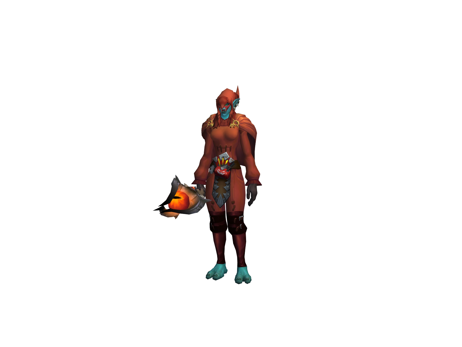 Izér 3D character render