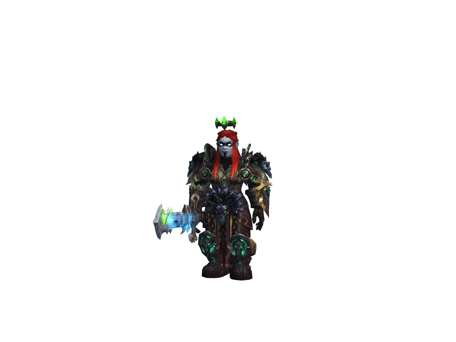Cryptedjr 3D character render