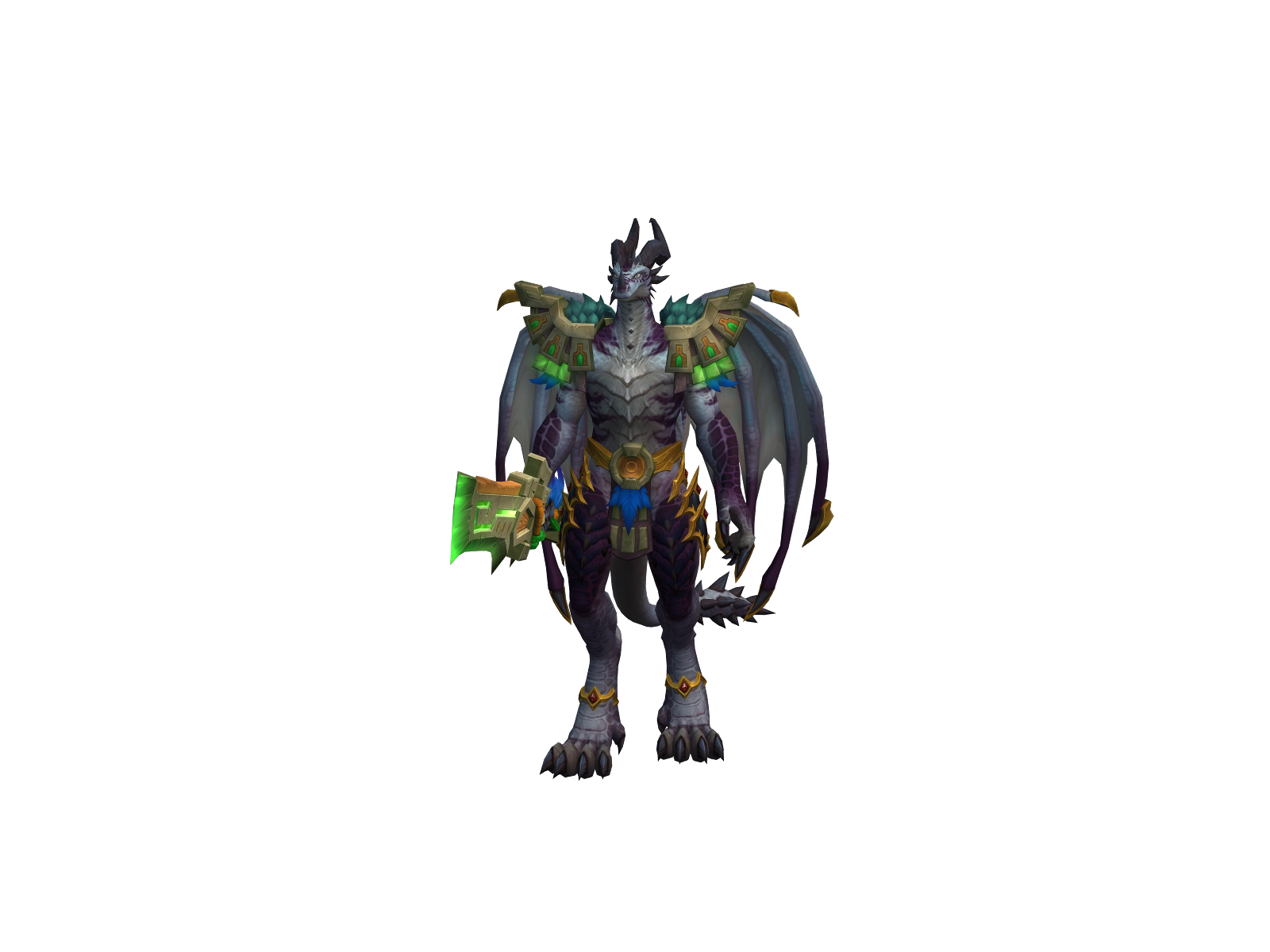Écaildøurs 3D character render