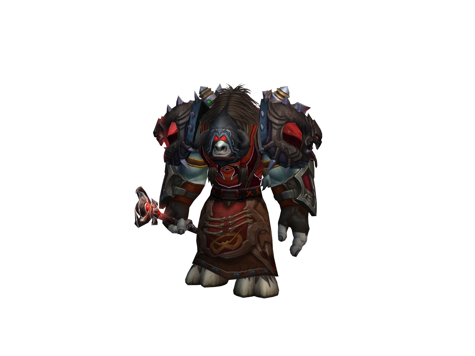 Zauräk 3D character render