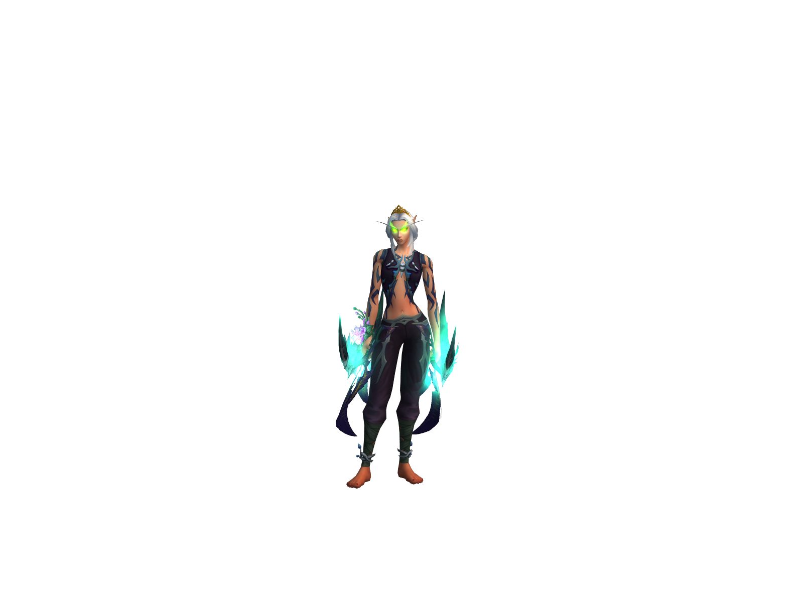 Androméda 3D character render