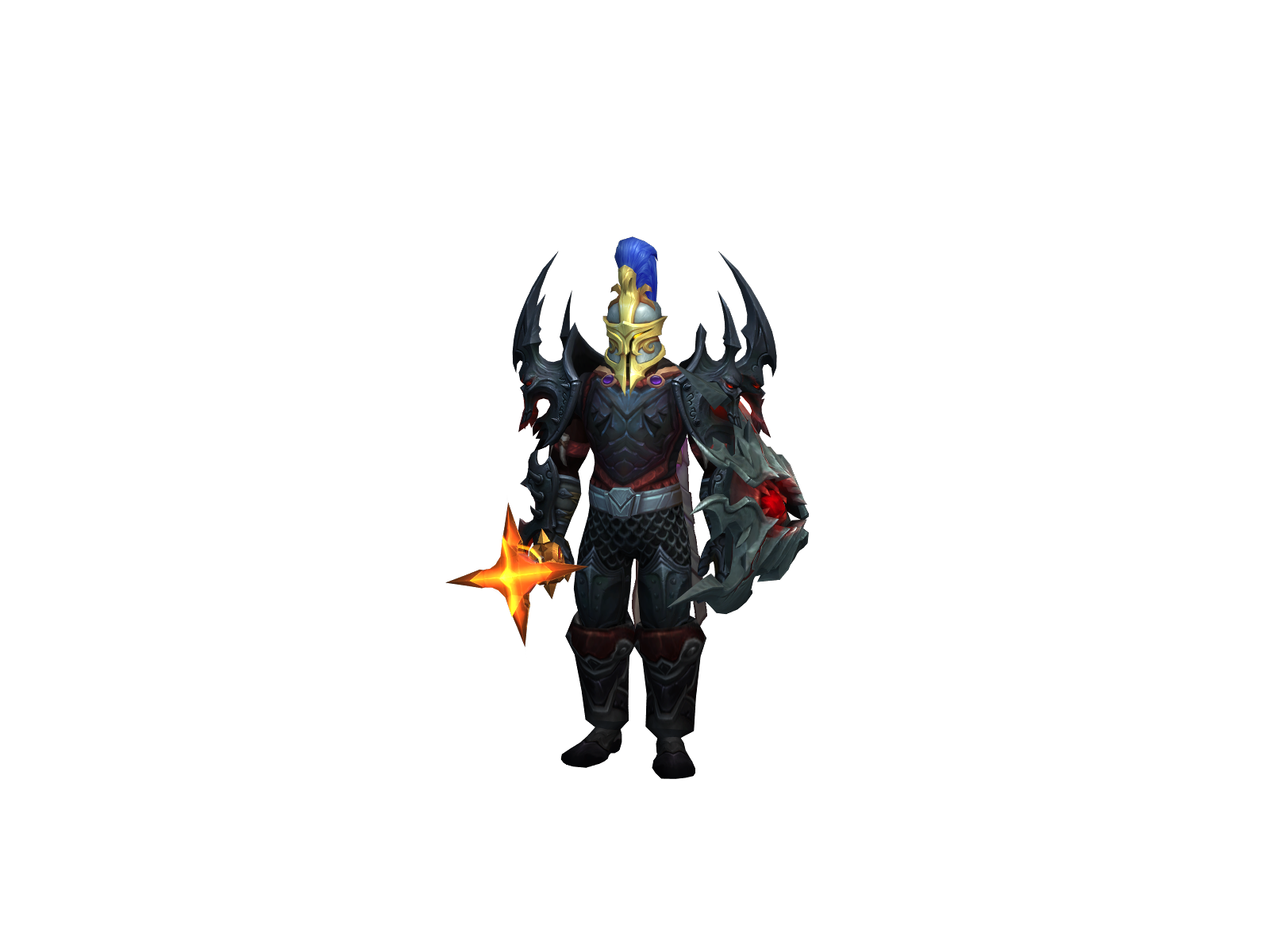 Goldstueck 3D character render