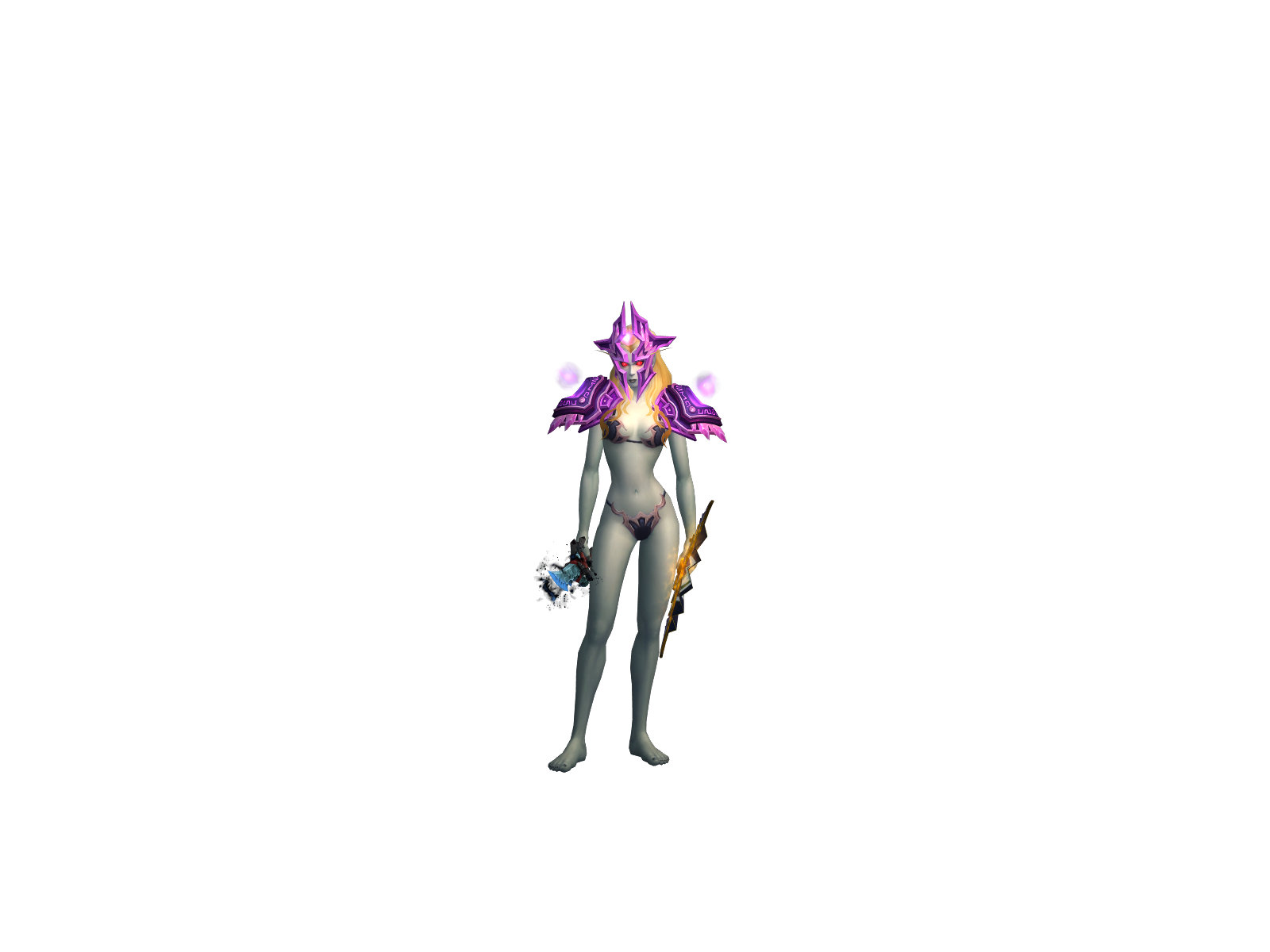 Warmodra 3D character render