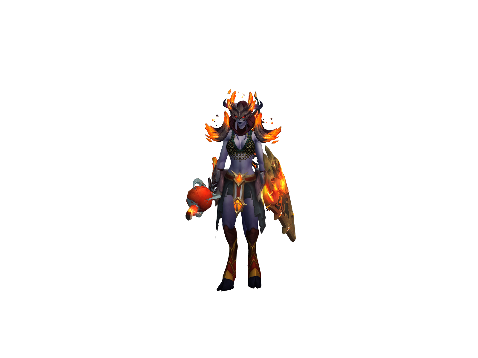 Camilona 3D character render