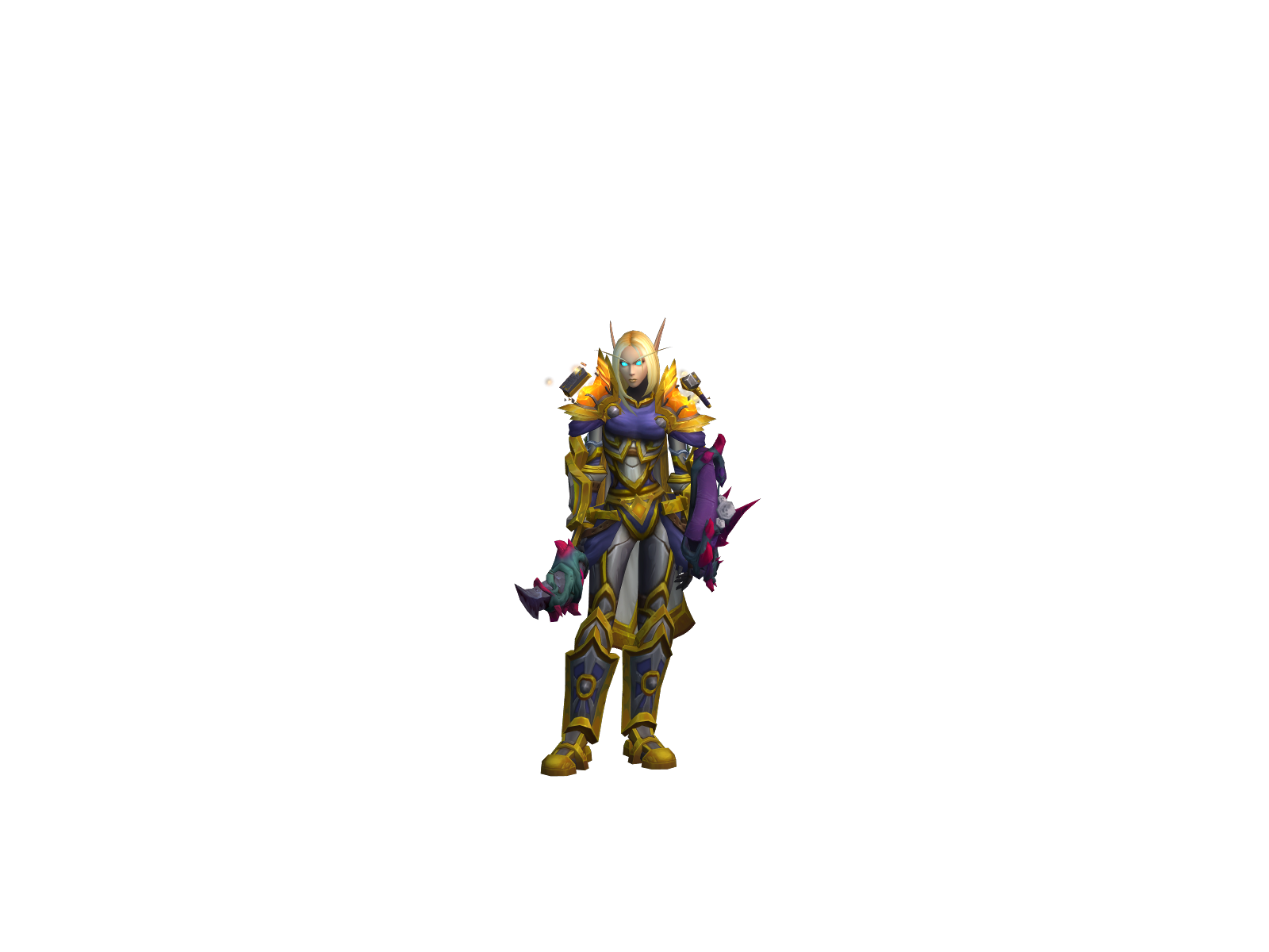 Akrael 3D character render