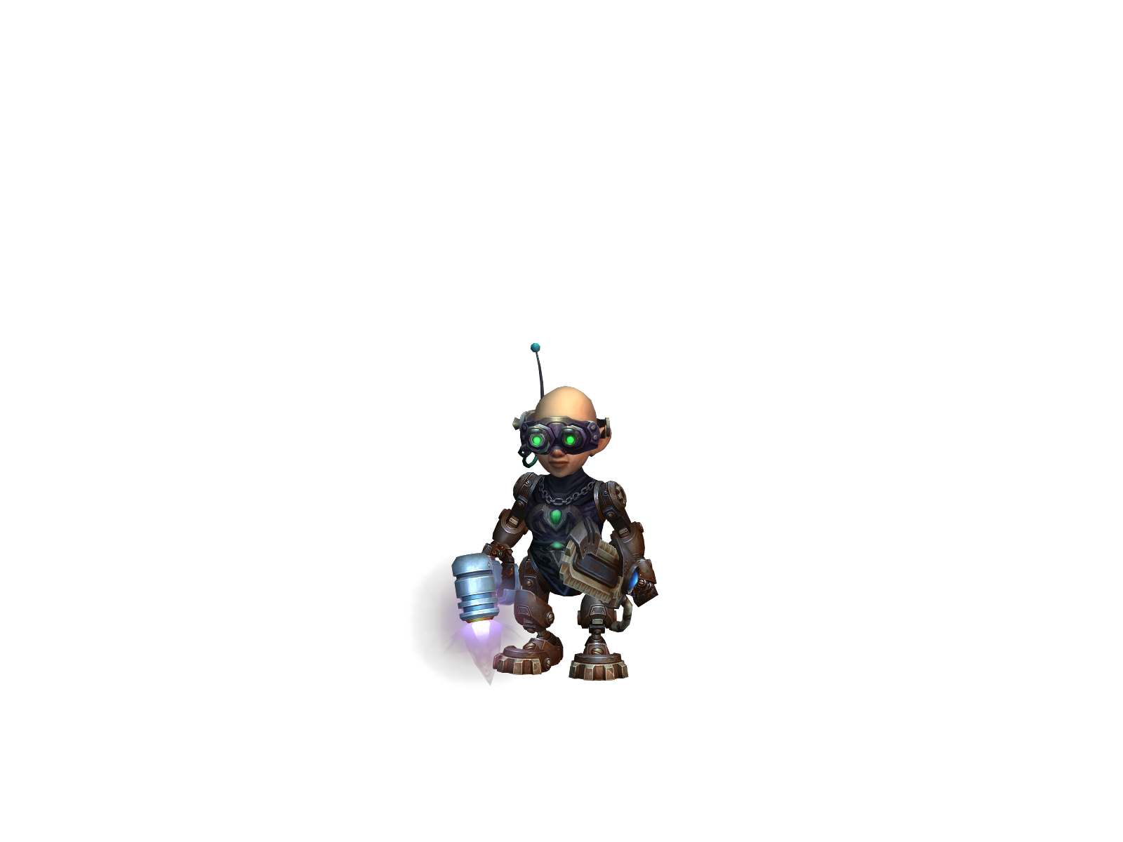 Skynet 3D character render