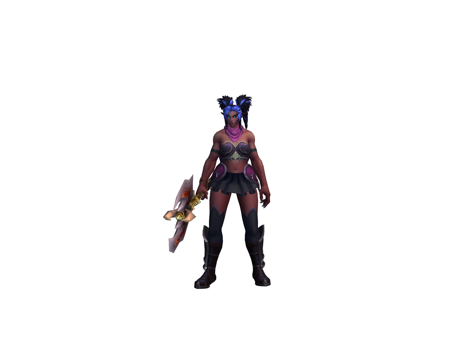 Roxy 3D character render