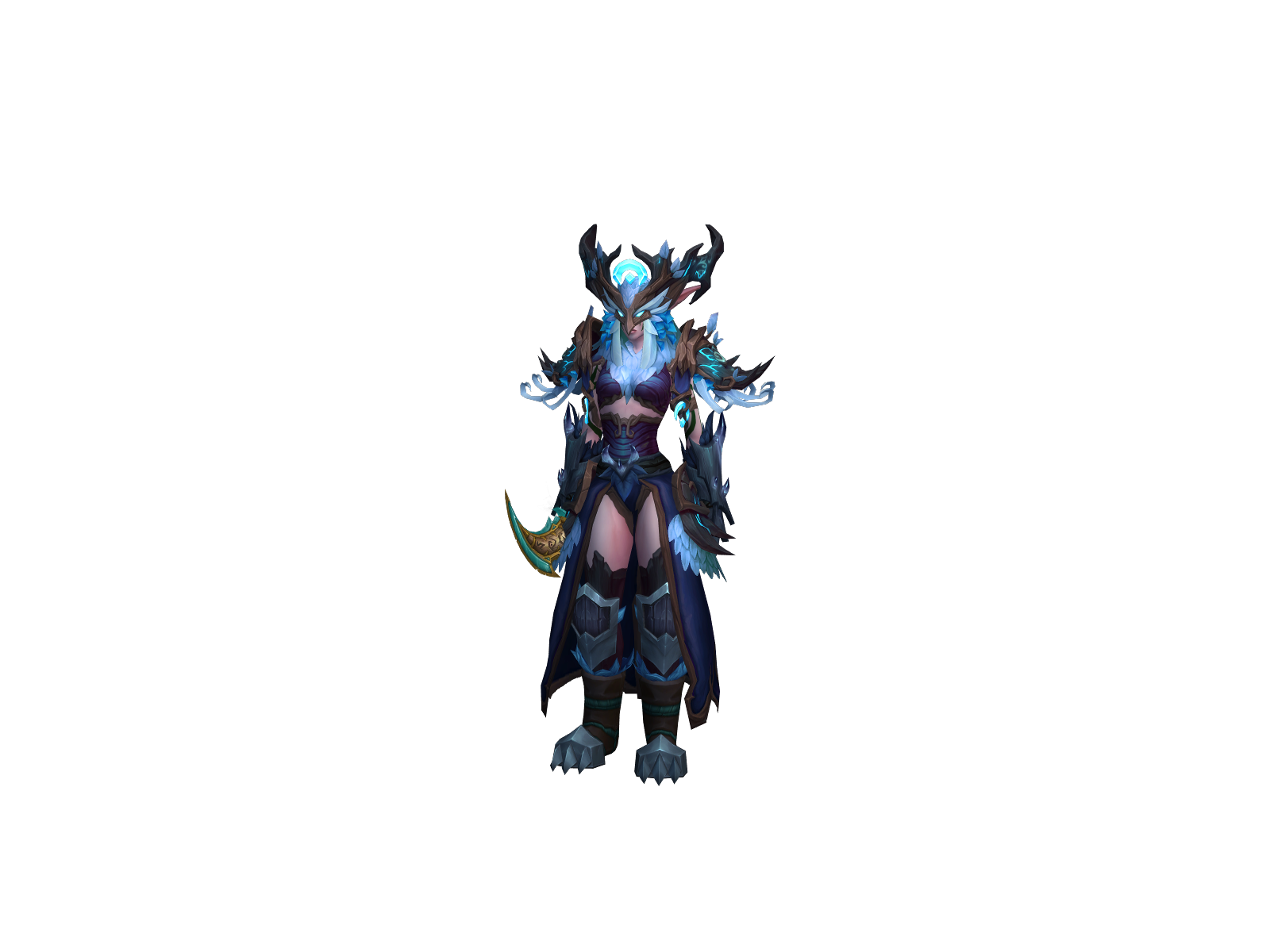 Hipólita 3D character render