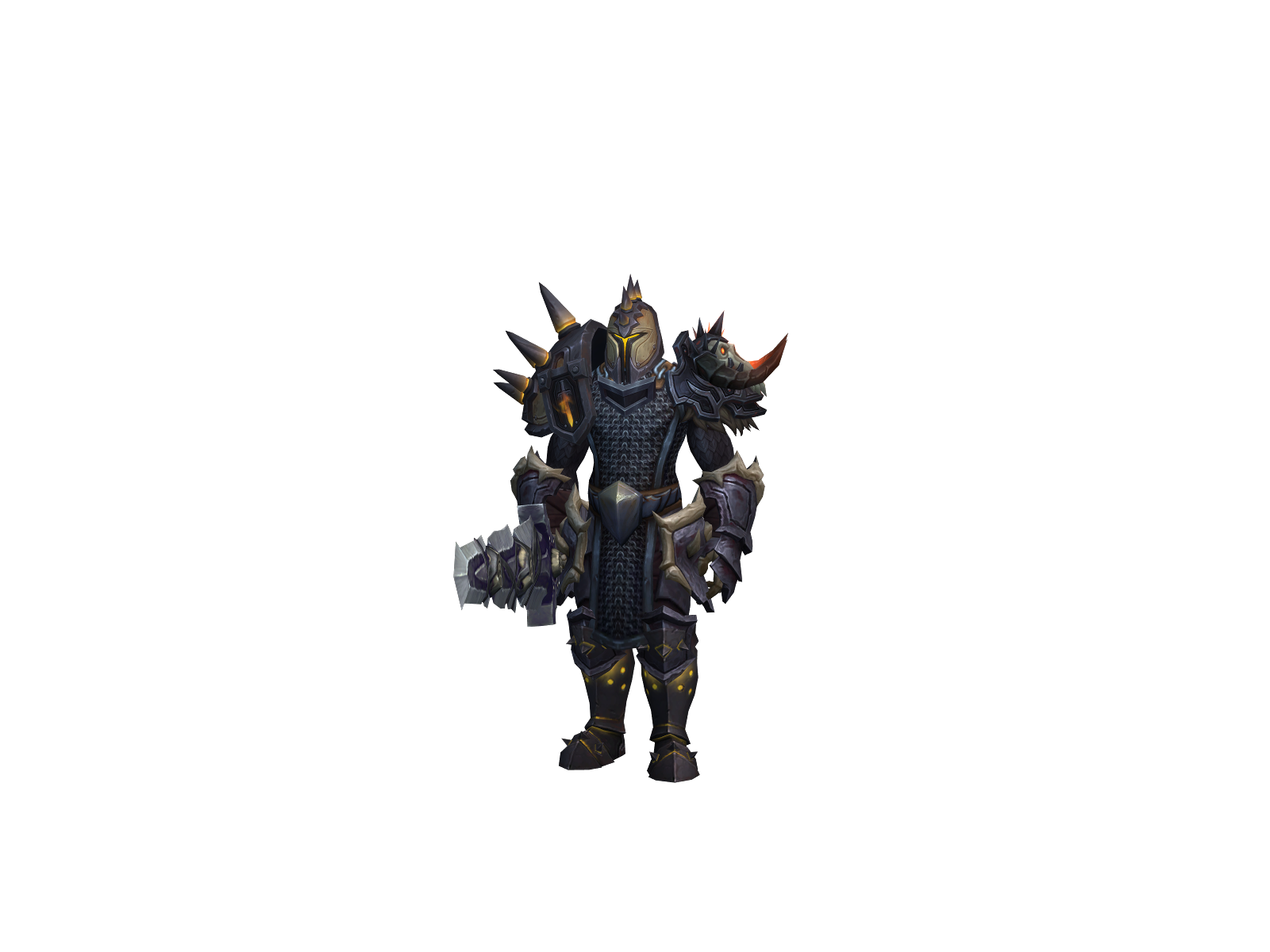 Akión 3D character render