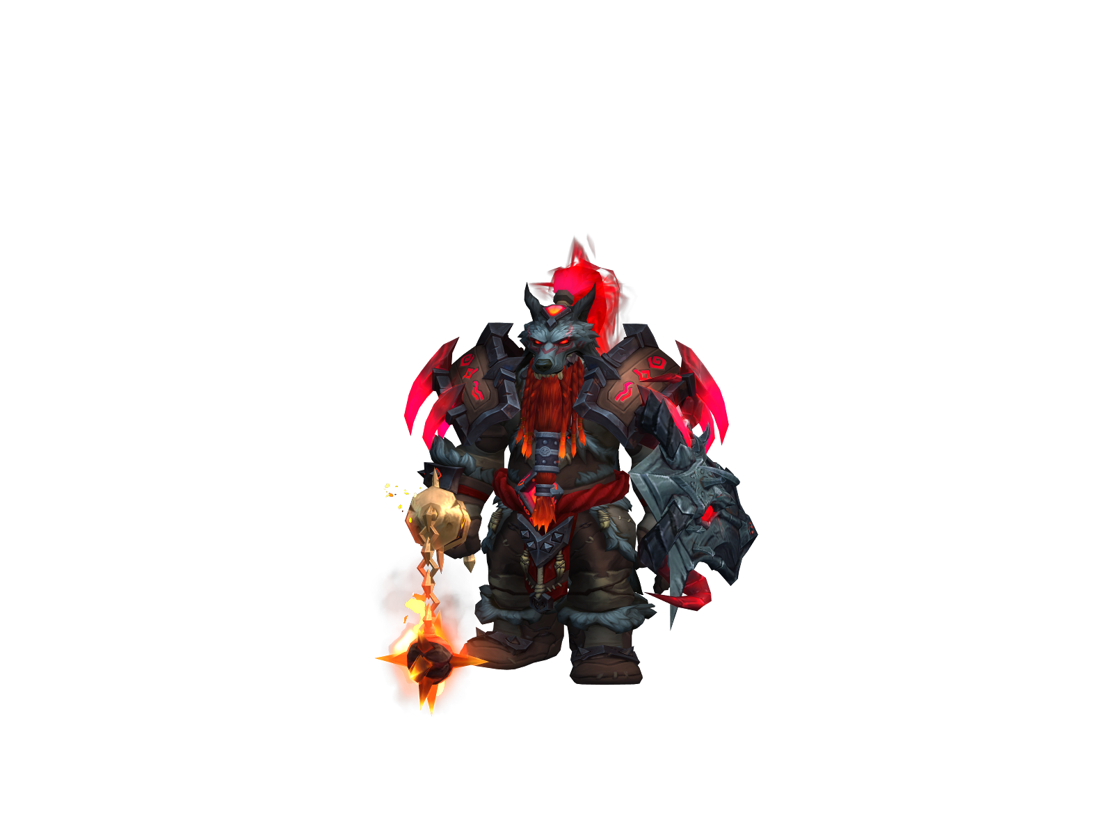 Gotreck 3D character render