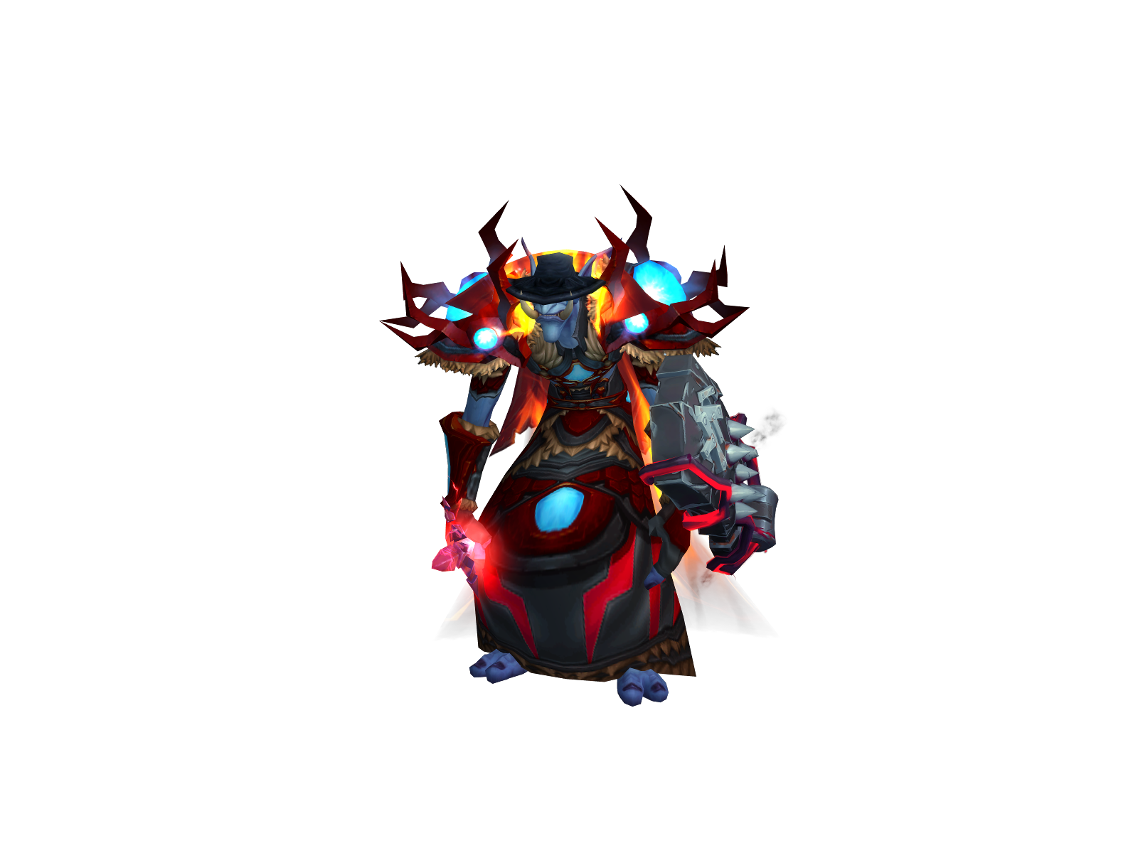 Bloodvaron 3D character render