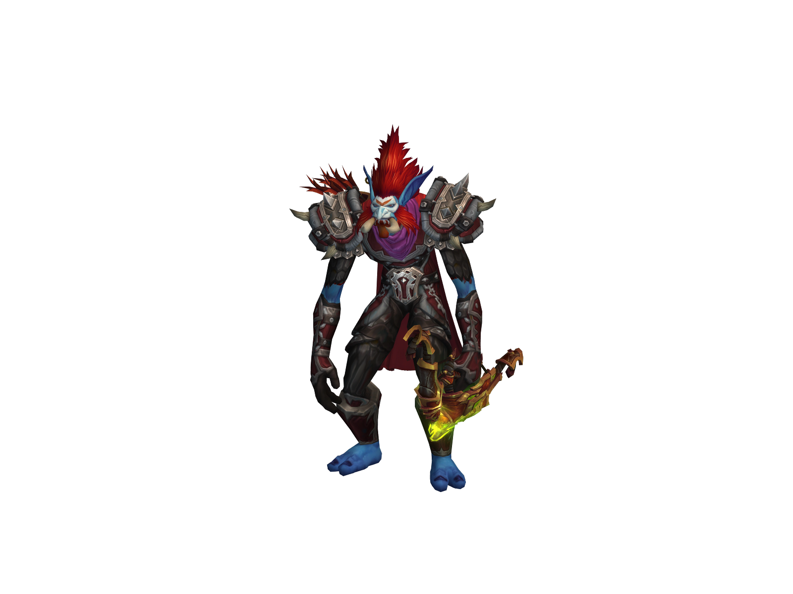 Azvol 3D character render