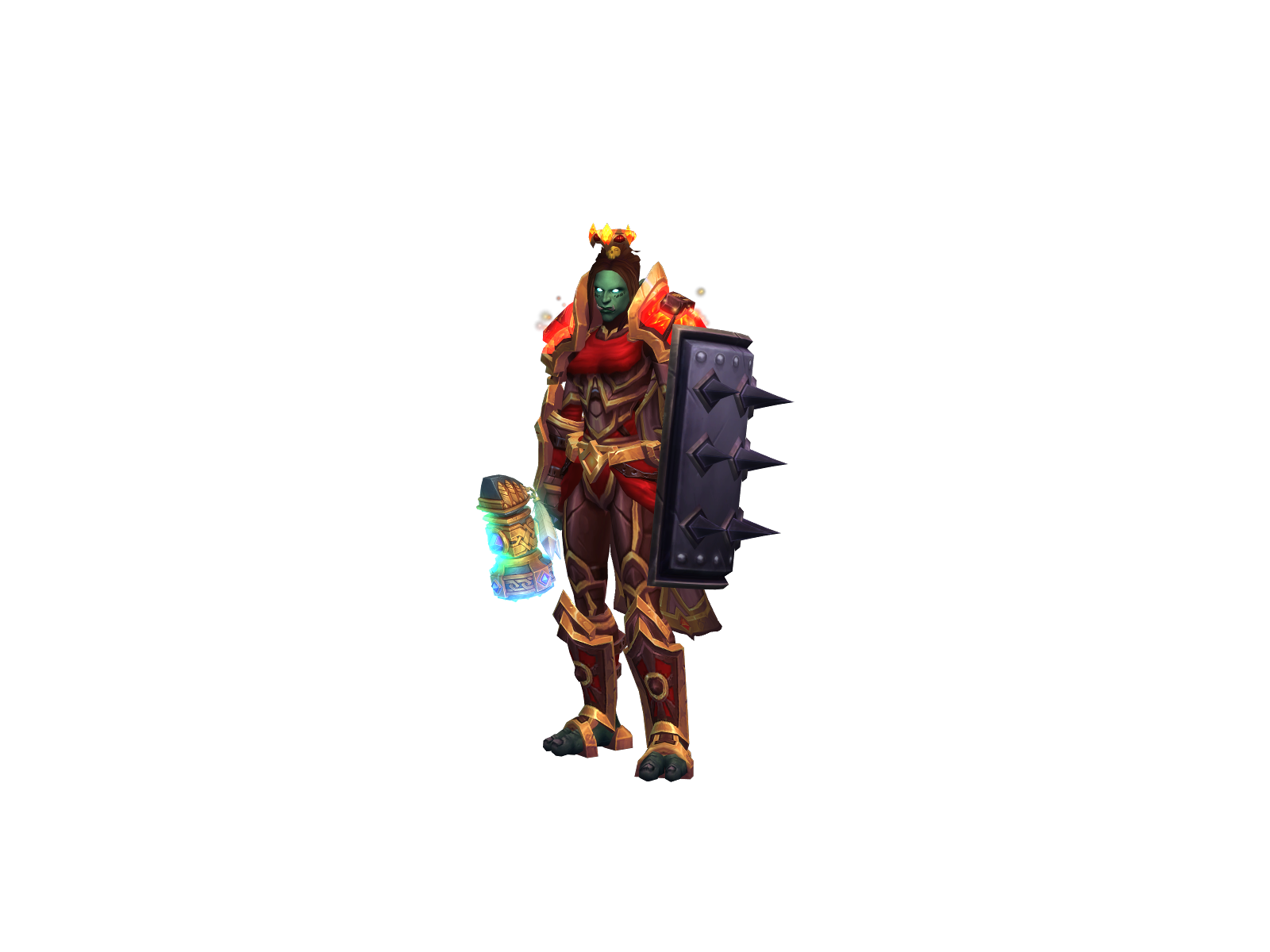Shanik 3D character render