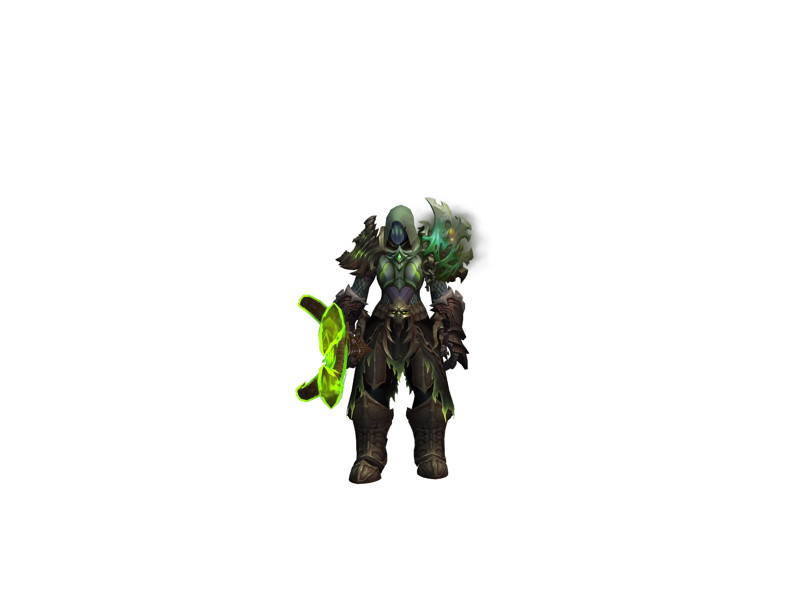 Deathcaller 3D character render