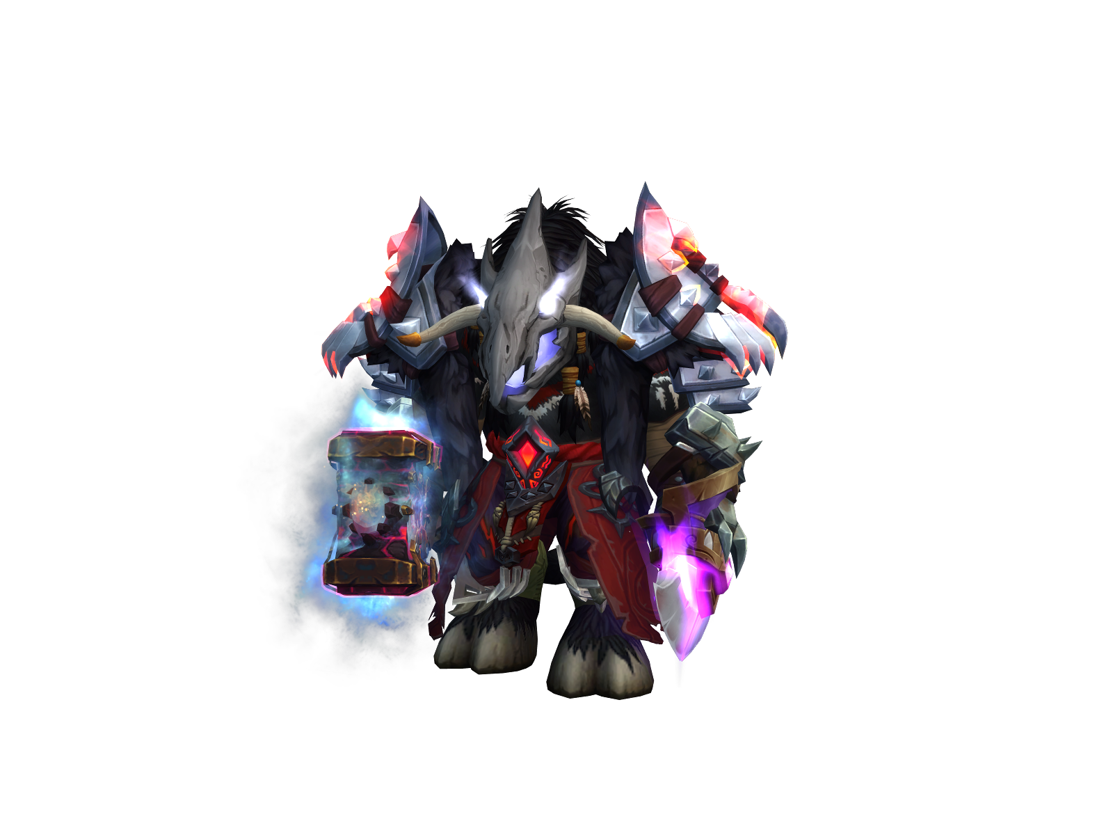 Moktau 3D character render