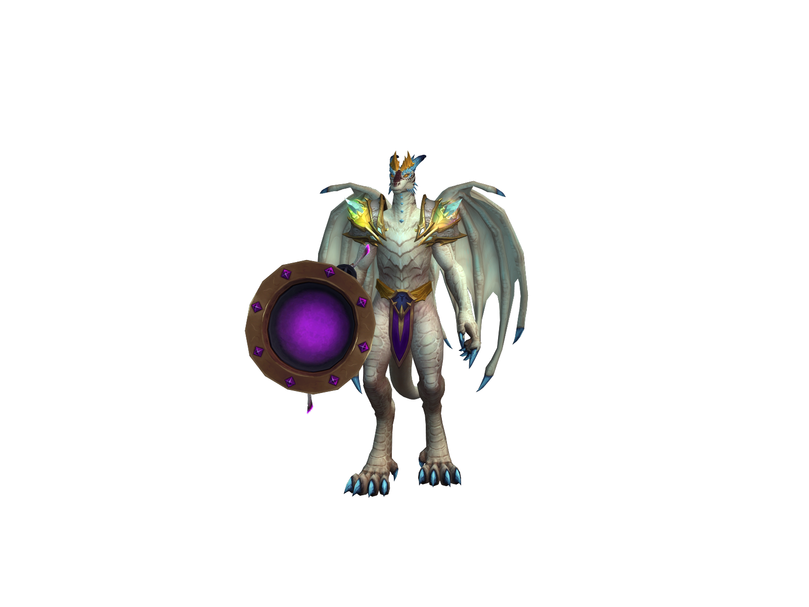 Hvid 3D character render
