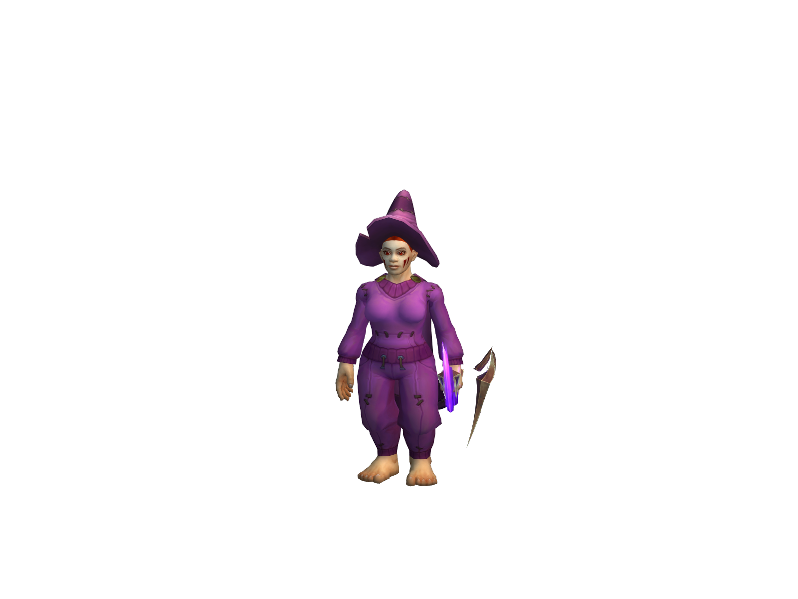 Lký 3D character render