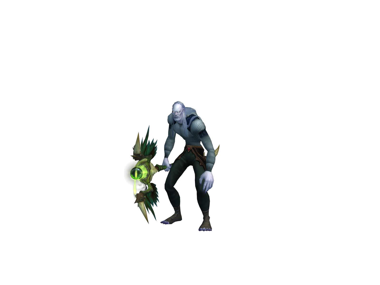 Cronicpain 3D character render