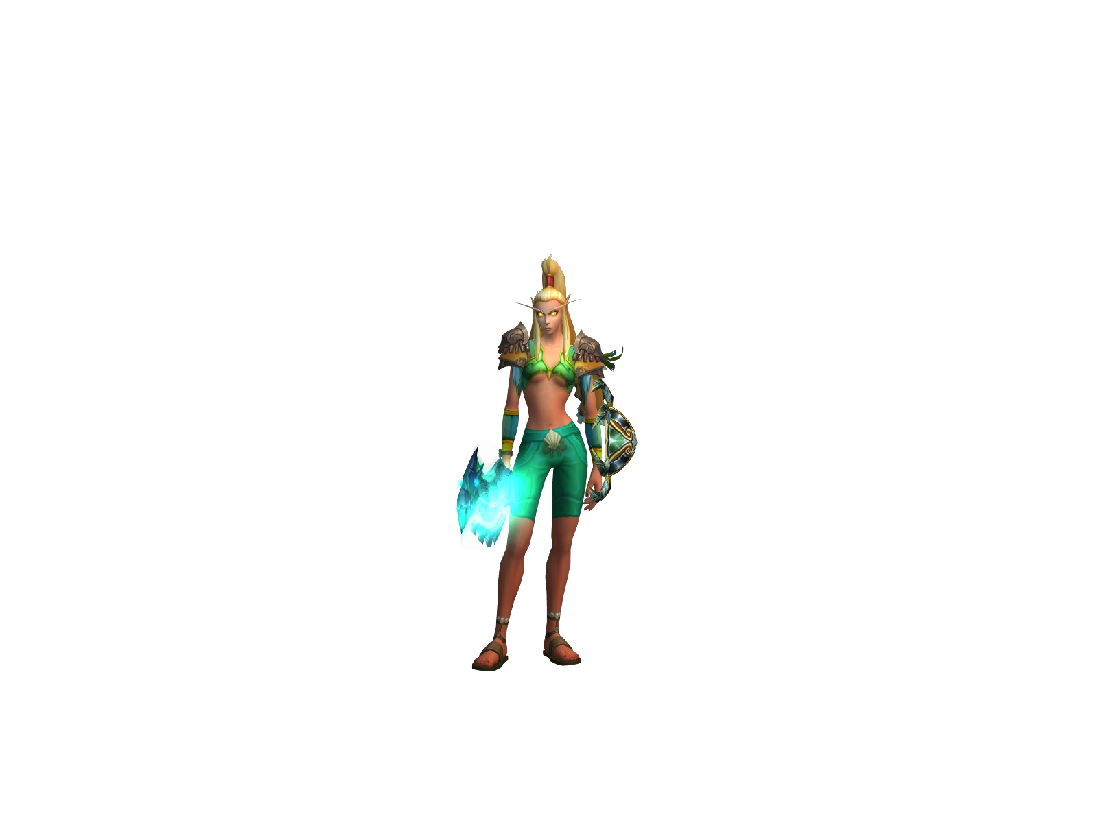 Lorena 3D character render