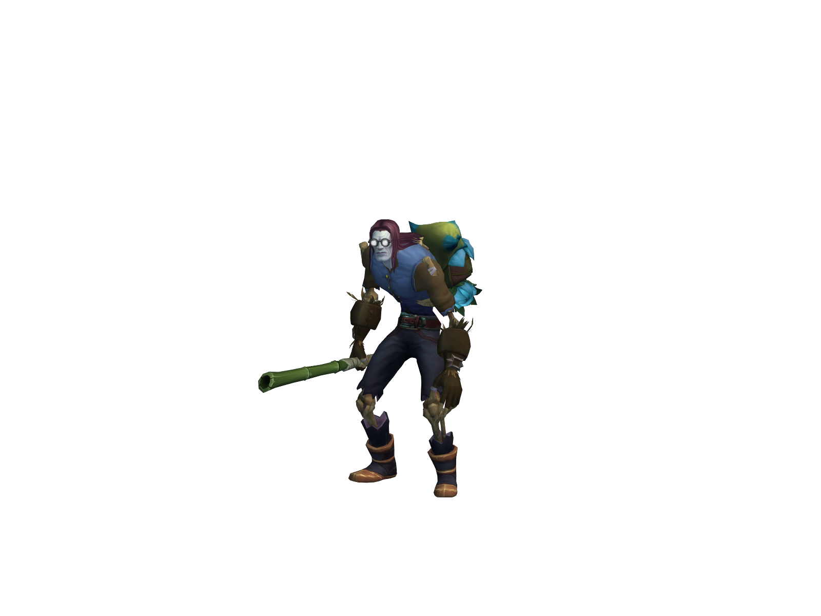 Muertodefrío 3D character render