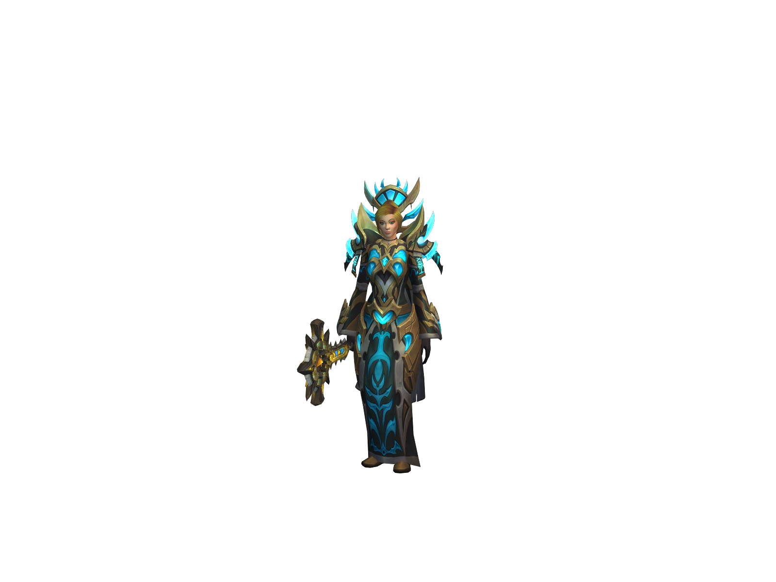 Caelia 3D character render