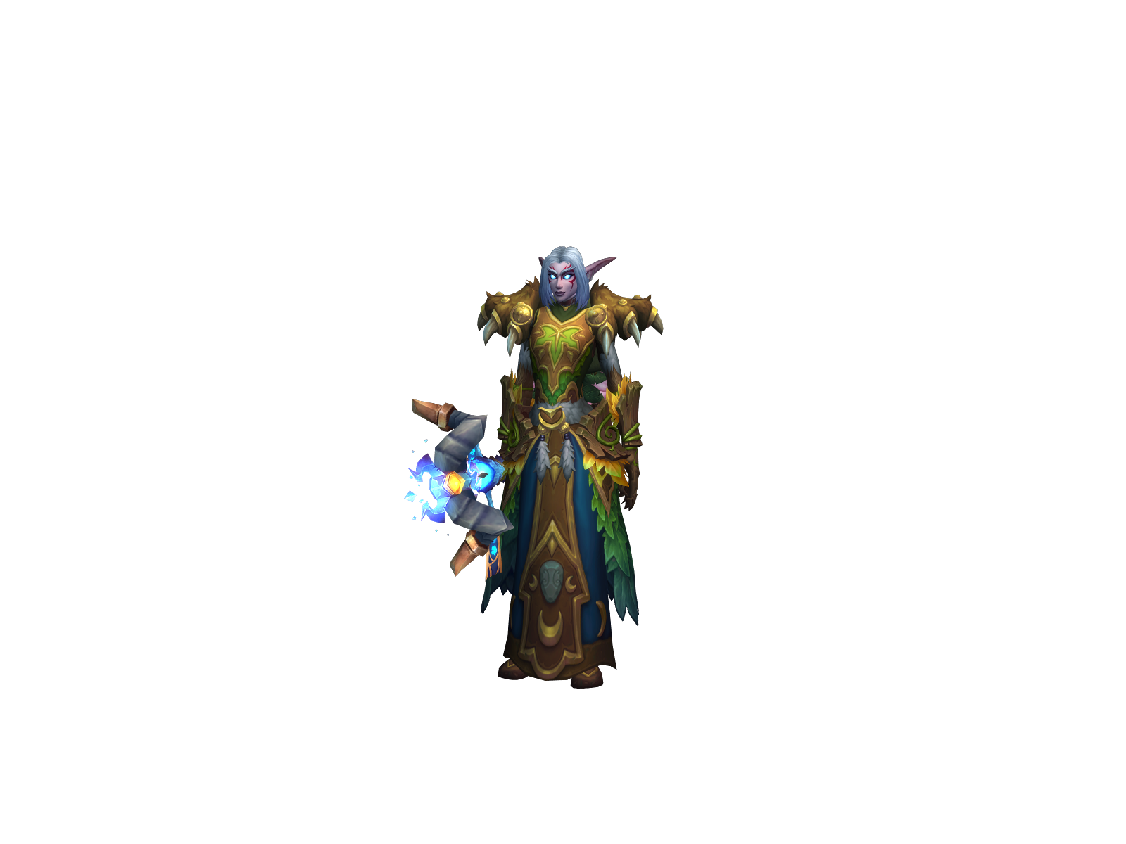 Delaria 3D character render