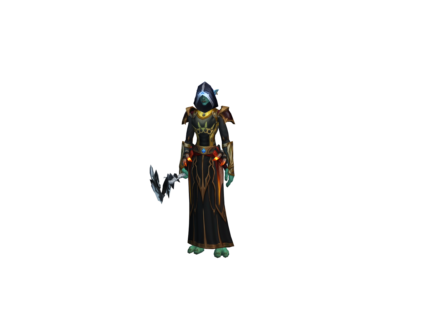Mishery 3D character render