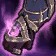 Gantelets sertis de renaissance violette