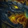 Grande tortue-dragon noire