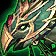 Faucon-dragon olivine