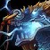 Serpent-nuage de cobalt fulminant