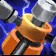 Blue Clockwork Rocket Bot