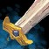 Arme factice peinte