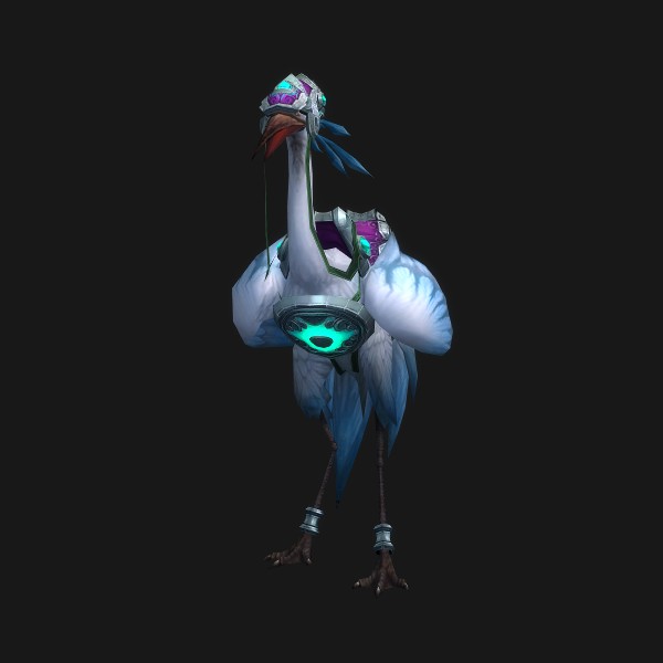 Silver Riding Crane