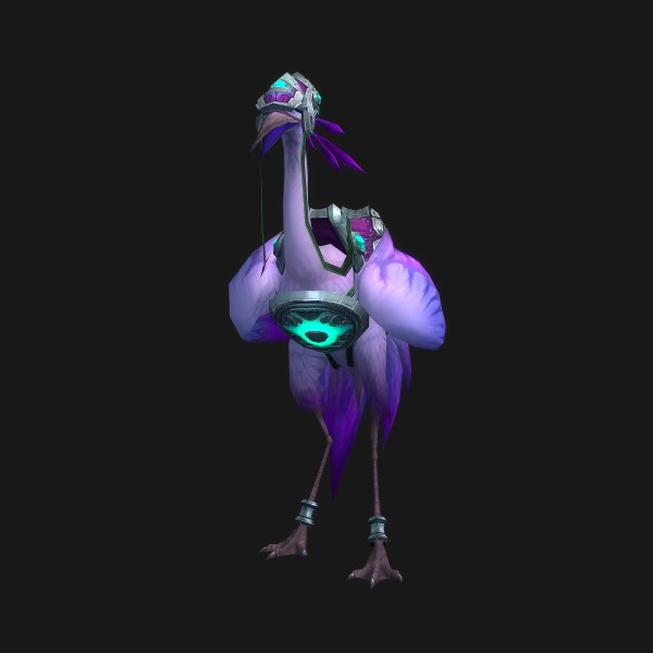 Pale Riding Crane