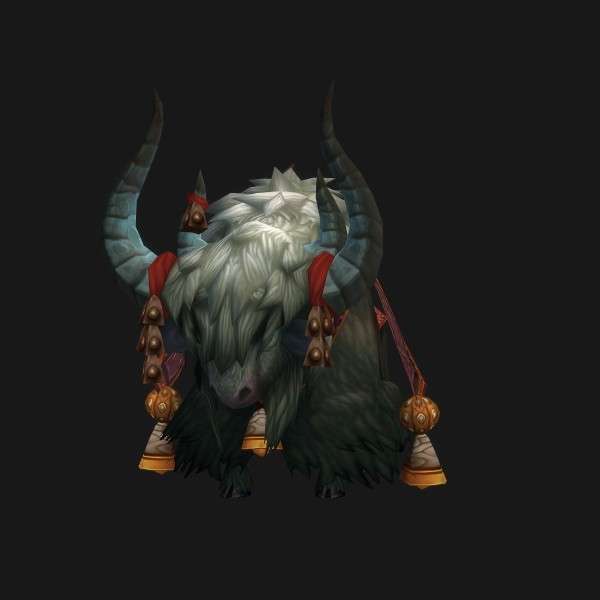Grey Riding Yak