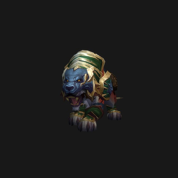 Green Shado-Pan Riding Tiger