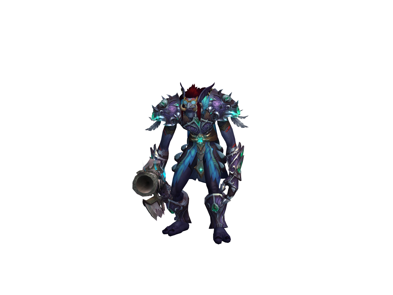 Threeohate 3D character render