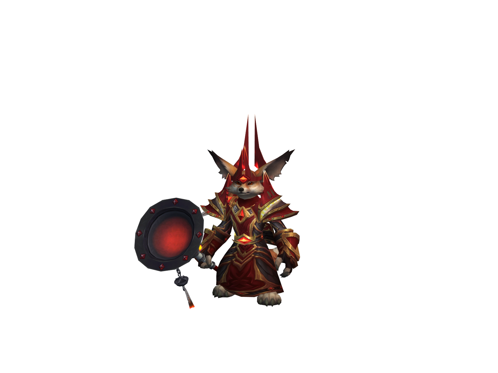 Flambée 3D character render
