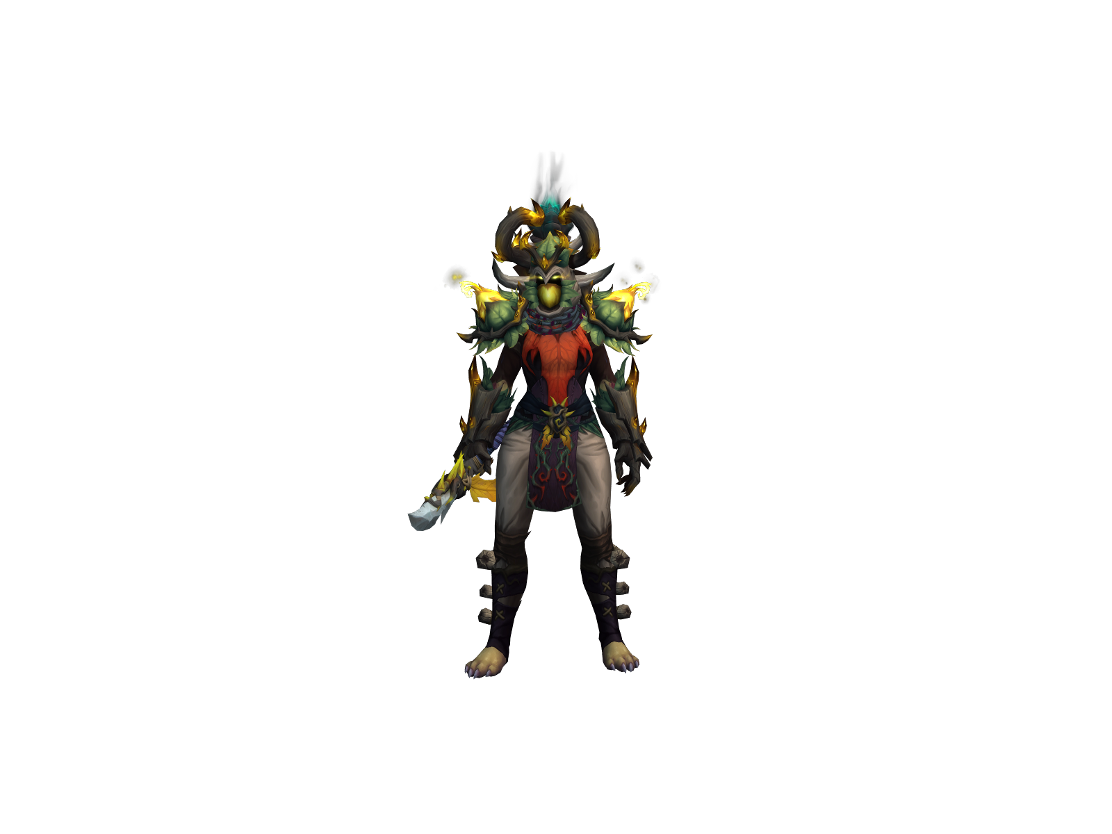 Catoblepas 3D character render