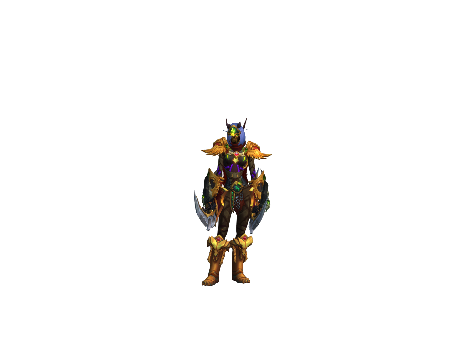 Saralak 3D character render