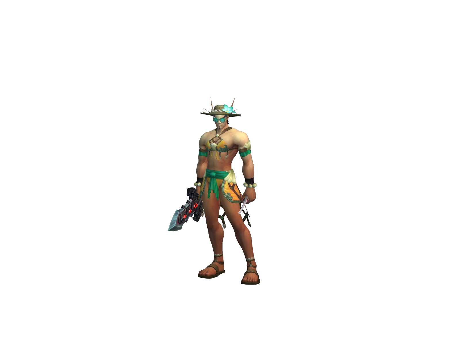 Horris 3D character render