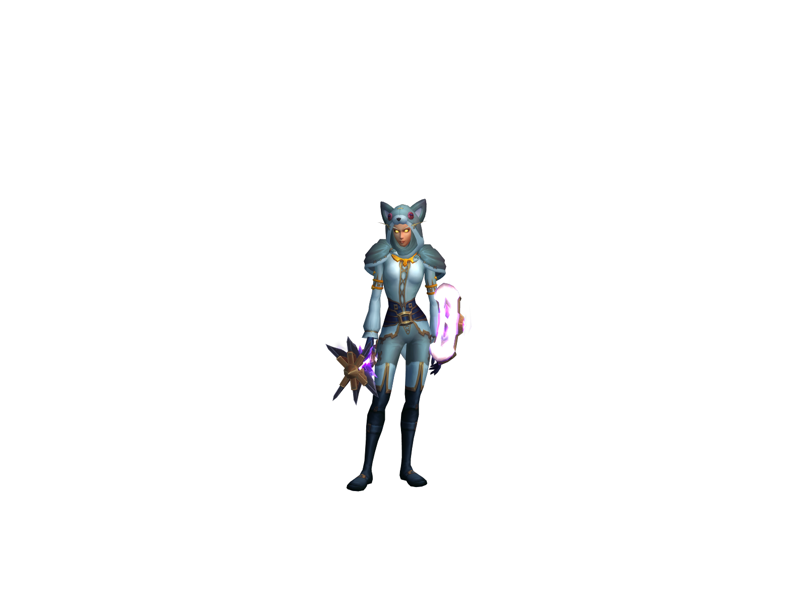 Shayminipala 3D character render