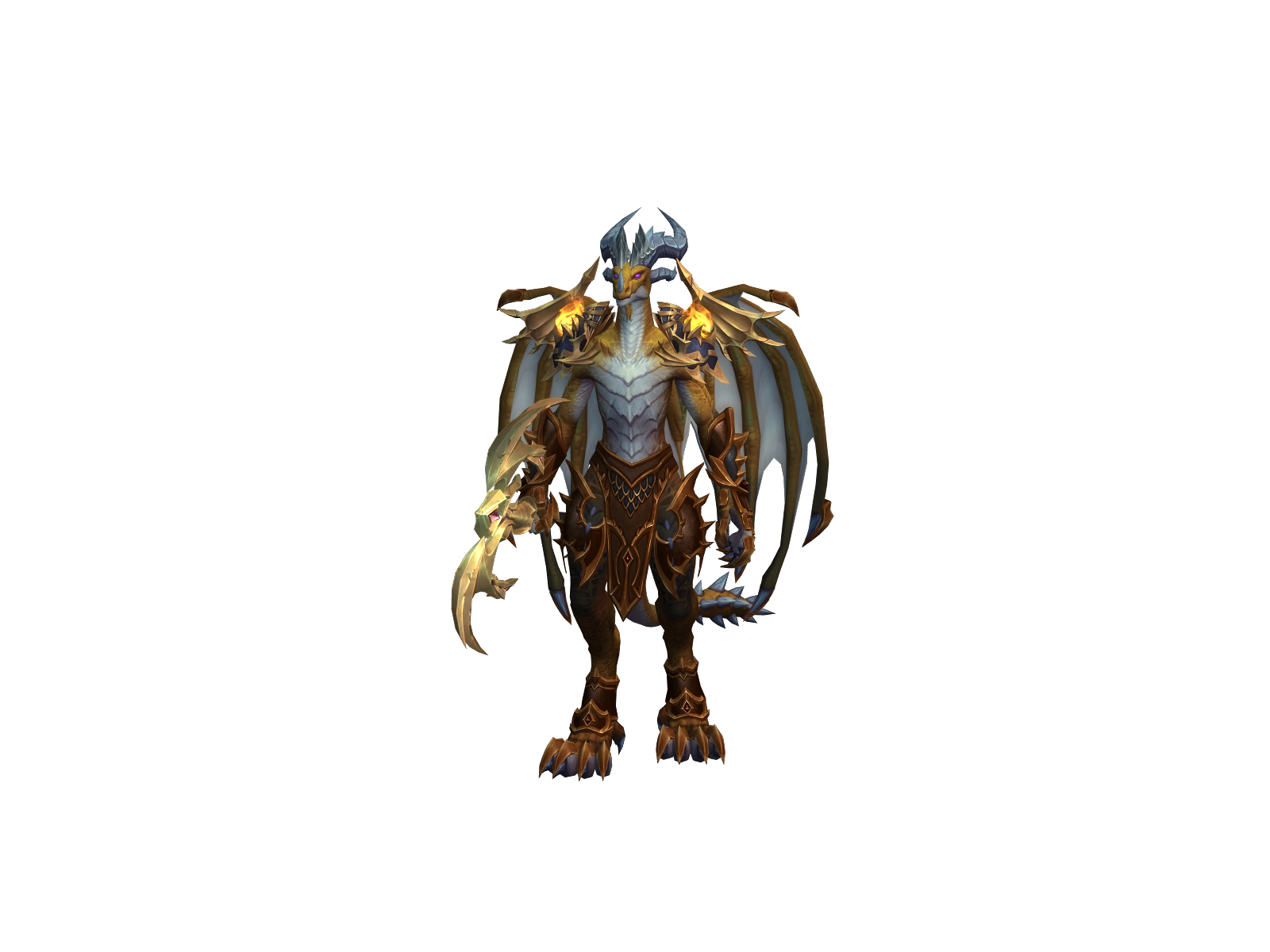 Dracxn 3D character render