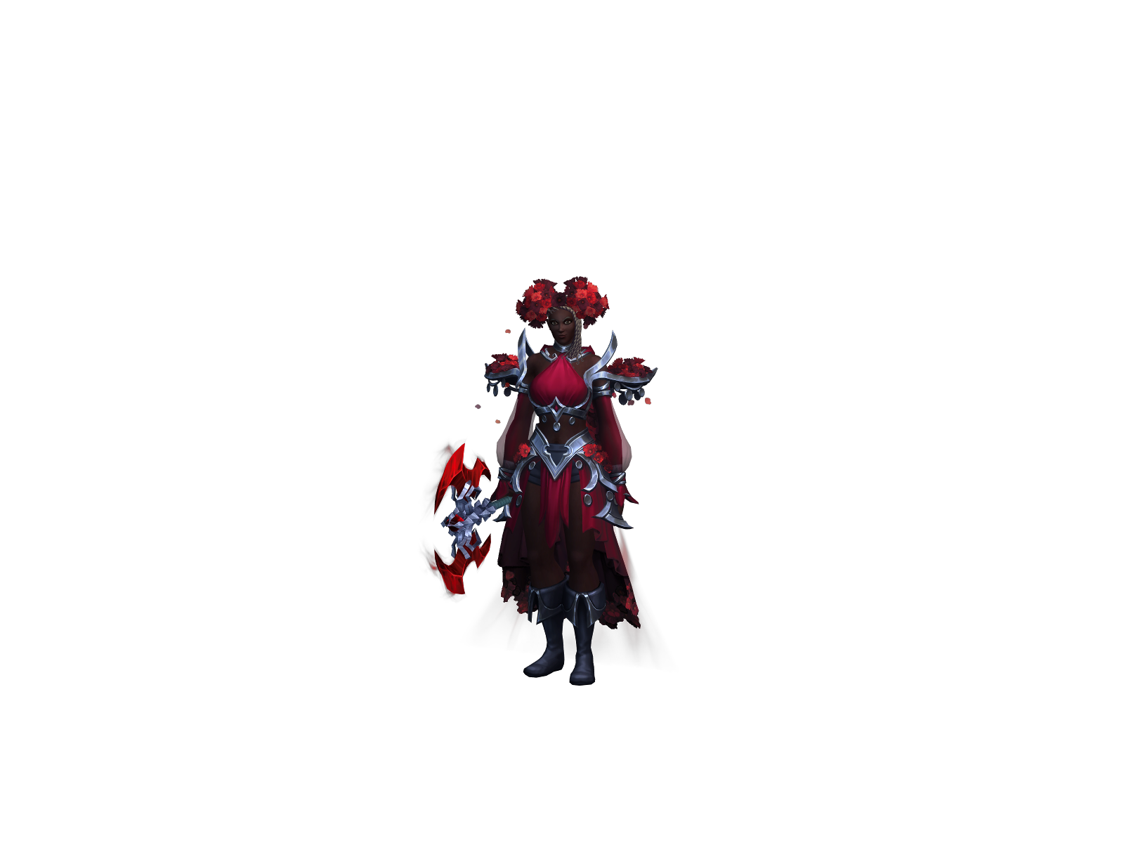 Pinkyheart 3D character render