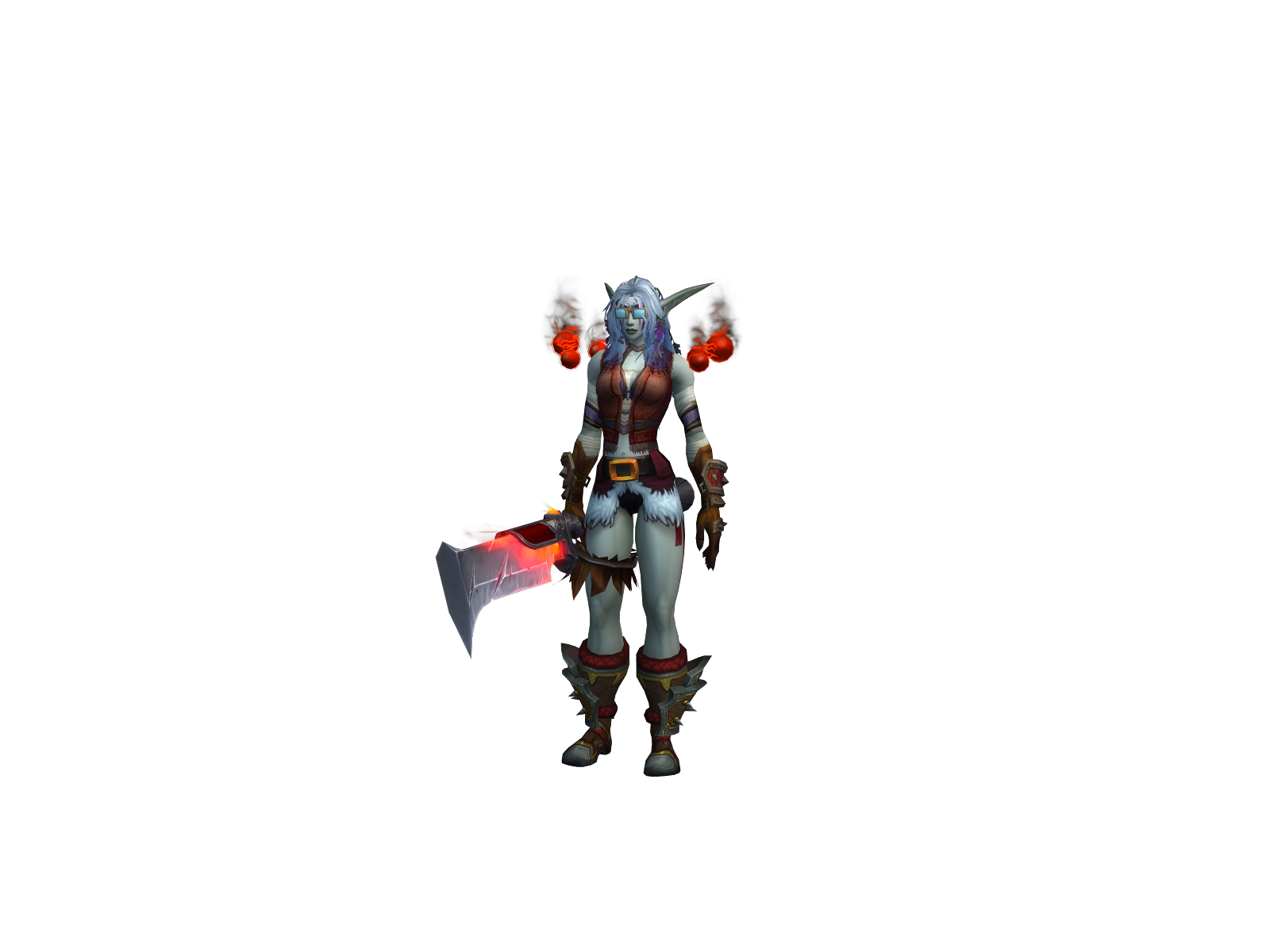 Catorcow 3D character render