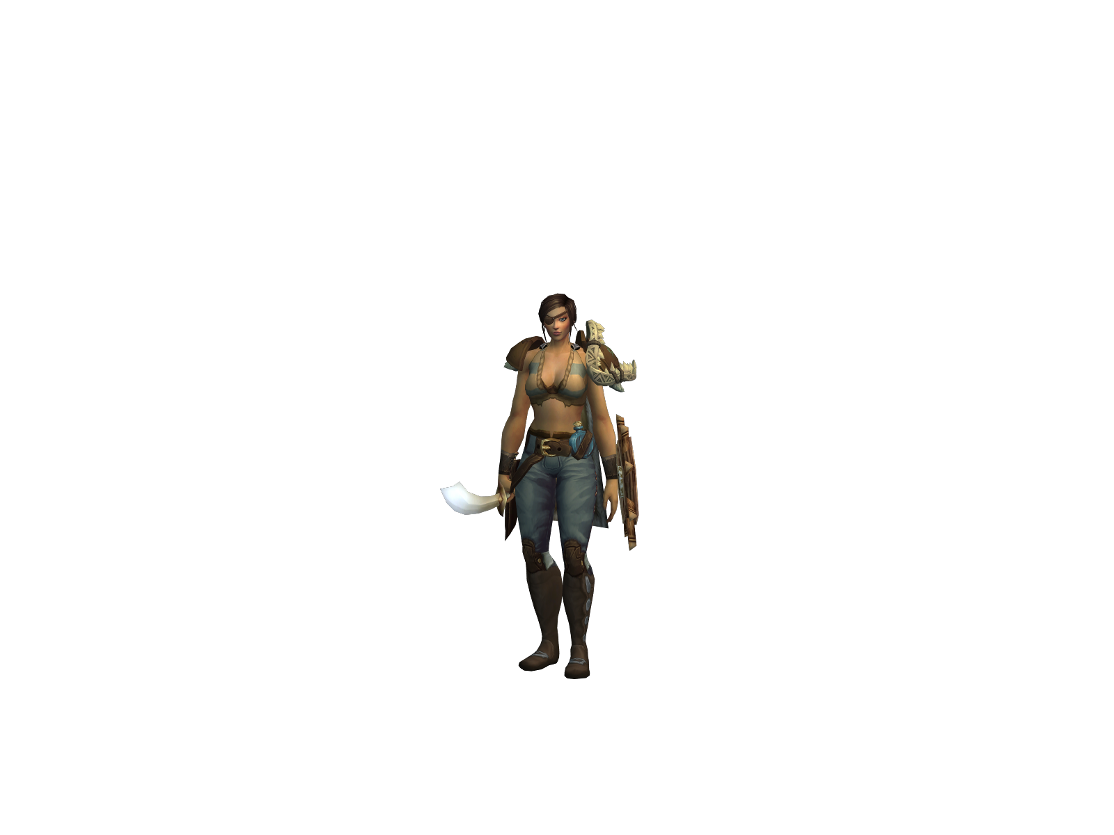 Plunderbuns 3D character render