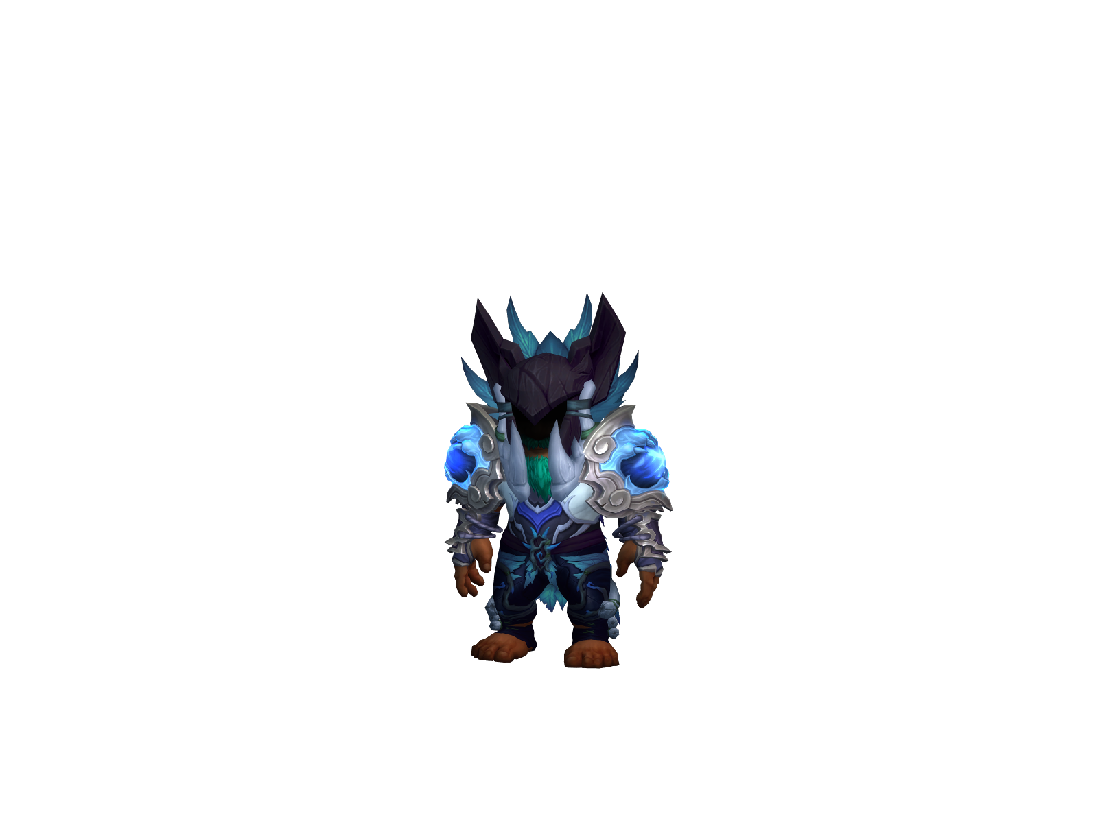 Goldplated 3D character render