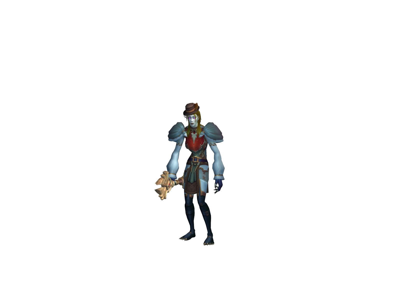 Blindfist 3D character render